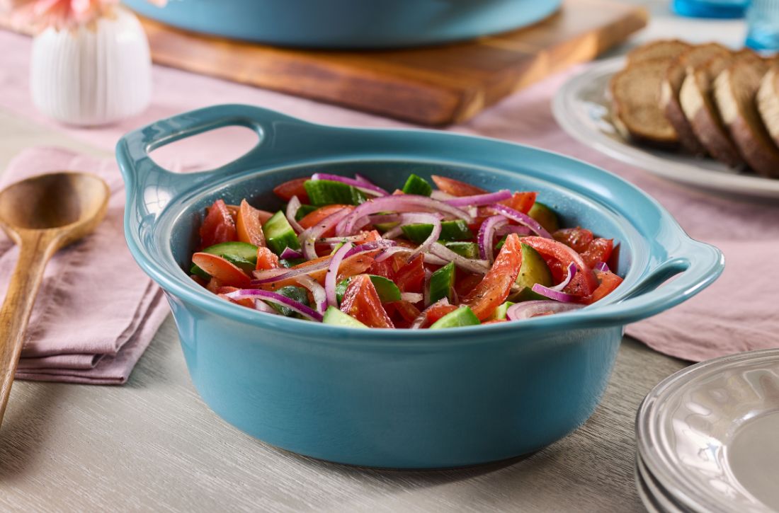 Tomato, Onion and Cucumber Salad