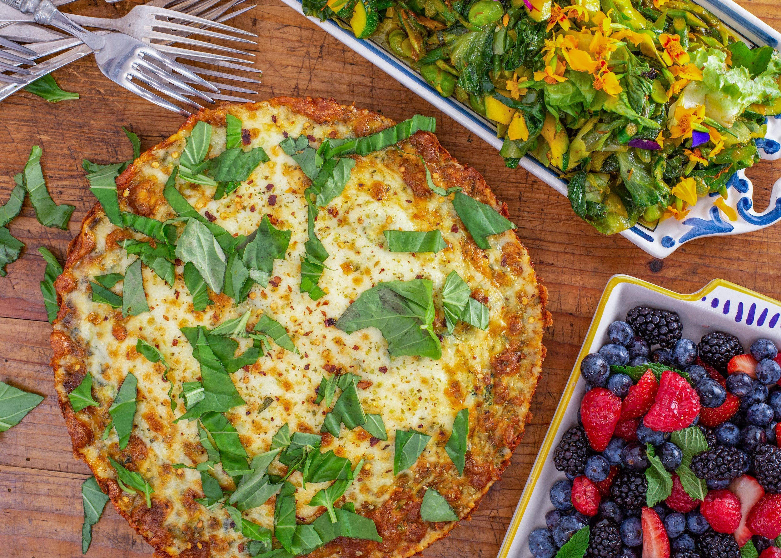 Rachael's White Pizza Frittata