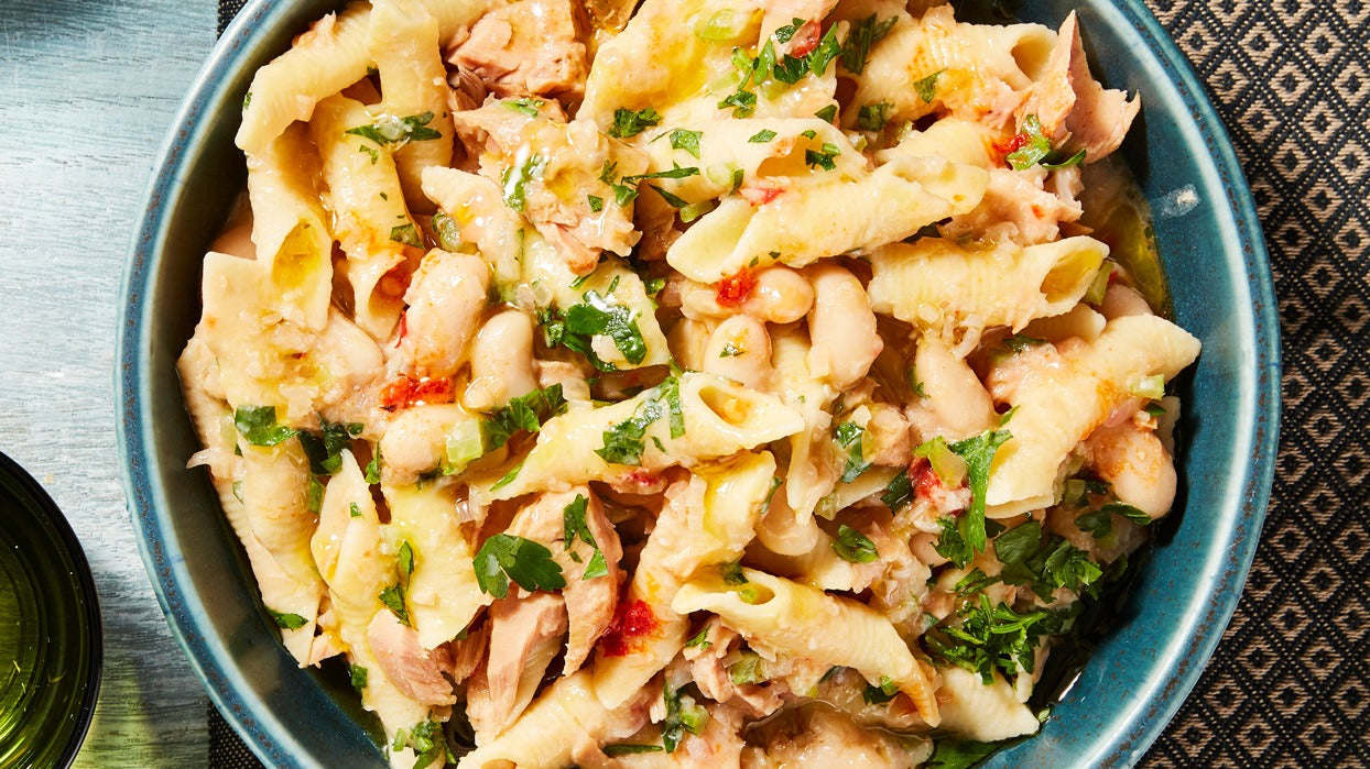 Pasta with White Beans & Tuna