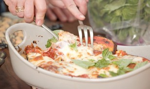 Vegetarian Crispy Cutlet and Eggplant Parm