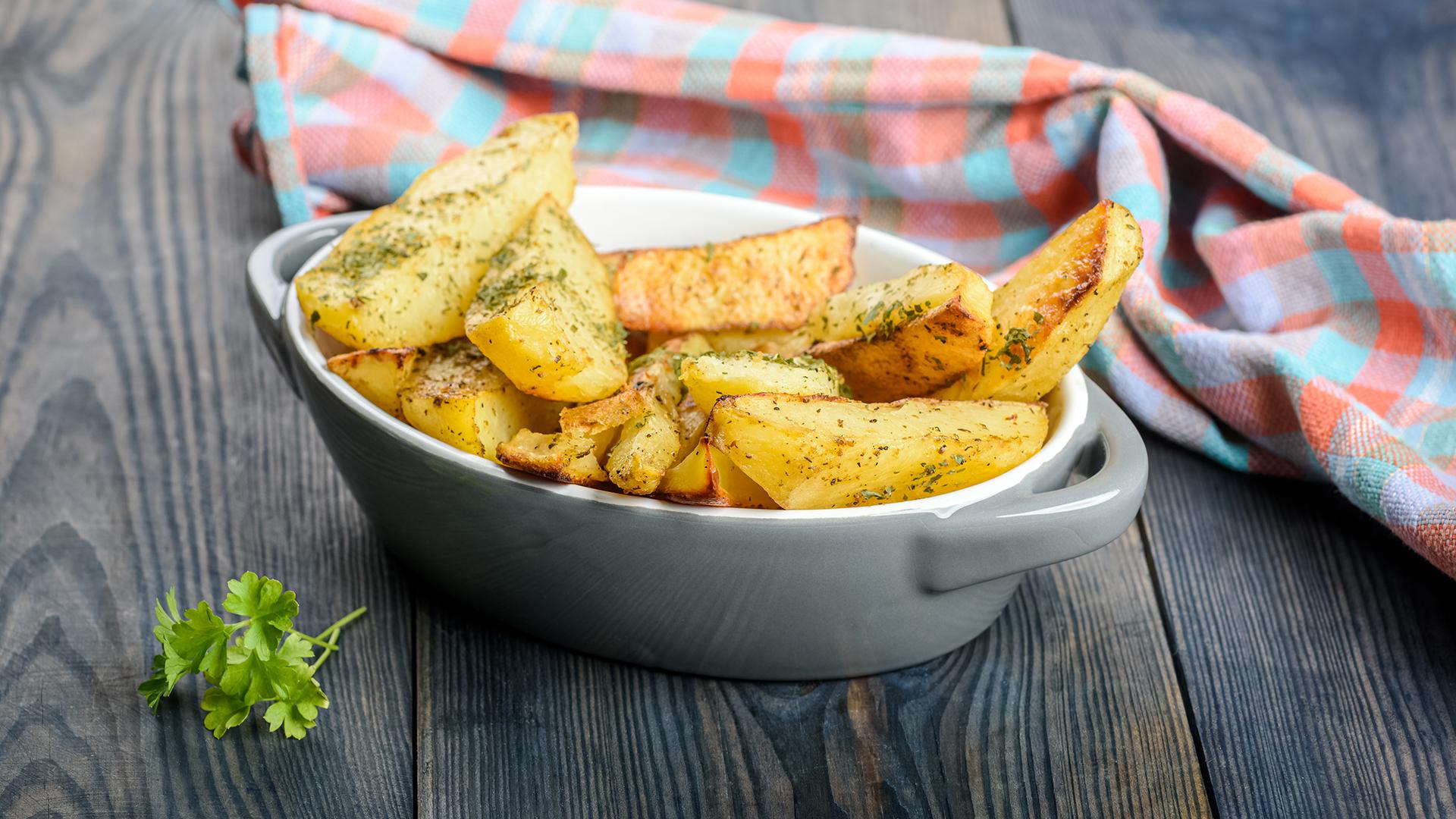 Roasted Potato Sticks with Rosemary