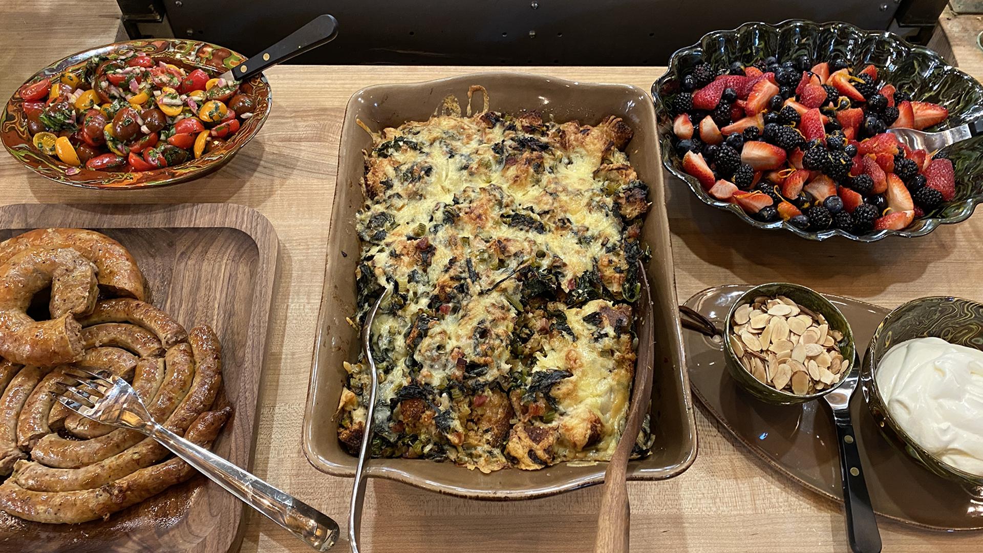 Swiss Chard Strata