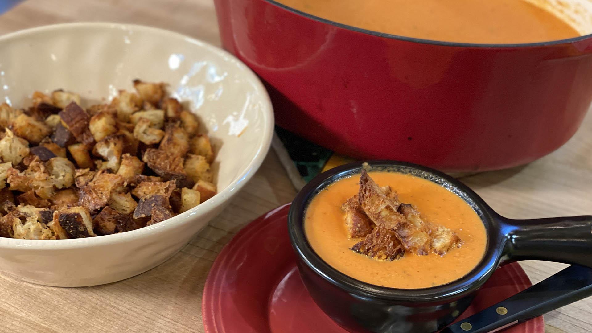 Fire-Roasted Tomato Bisque