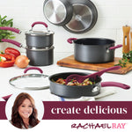 11-Piece Create Delicious Hard Anodized Nonstick Induction Cookware Set 81124 - 26644096778422