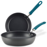 9.5-Inch and 11.75-Inch Create Delicious Hard Anodized Nonstick Induction Frying Pan Set 81127 - 26650895450294