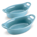 2-Piece 12-Ounce Oval Ceramic Au Gratin Set 48437 - 26646967615670