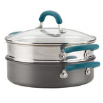 3-Quart Hard Create Delicious Anodized Nonstick Induction Steamer Set 81151 - 26751468208310