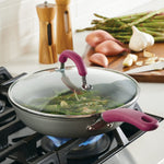 10.25-Inch Create Delicious Hard Anodized Nonstick Induction Covered Deep Frying Pan 81156 - 26643847970998