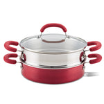 3-Quart Create Delicious Nonstick Induction Steamer Set 12158 - 26649499861174