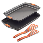 4-Piece Nonstick Sheet Pan and Turner Set 09278 - 26649696764086