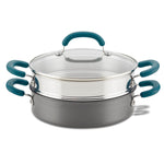 3-Quart Hard Create Delicious Anodized Nonstick Induction Steamer Set 81151 - 26751467749558